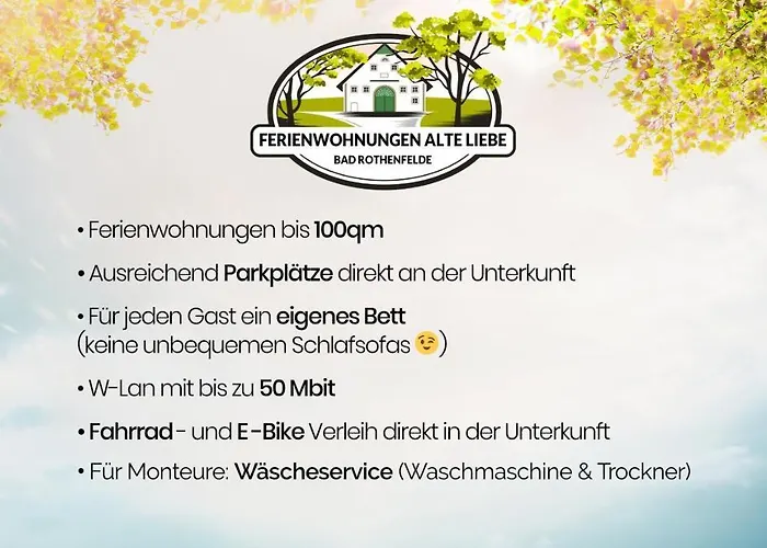 Grosse Bis 100qm Mit E-bike-verleih Appartement Bad Rothenfelde